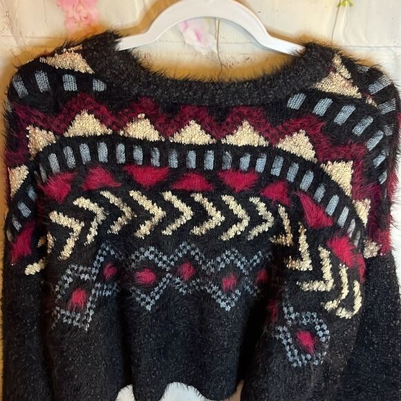 NWT JUNIORS XXL ARIZONA JEAN CO CROPPED  THICK,FUZZY ,SOFT Holiday SWEATER - Picture 12 of 12